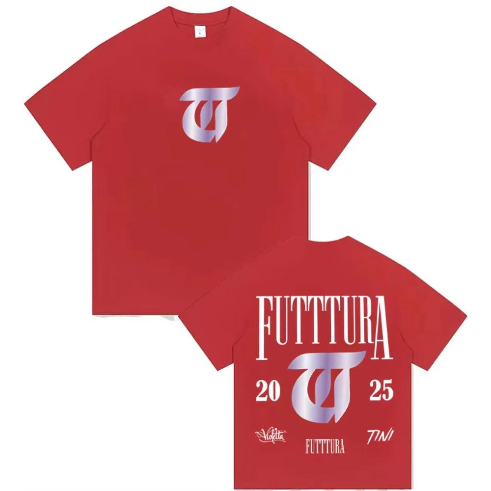 

TINI STOESSEL Futtura Tour Album Merch T-shirt Men Women Pop Music Cotton T Shirts Vintage Oversized Short Sleeve 3XL