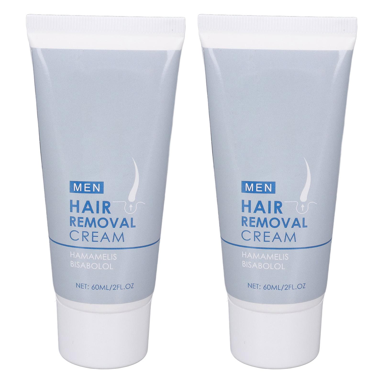 

2 шт. 60 мл крем для удаления волос для мужчин мягкий, без раздражения, очищающий мужской крем для депиляции подмышек