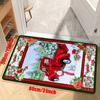 1Pcs Anti Fatigue Kitchen Rugs Christmas Truck Snowman  Waterproof Non-Slip Thick Cushioned Kitchen Mat Heavy Duty Comfort Standing Mat for Kitchen