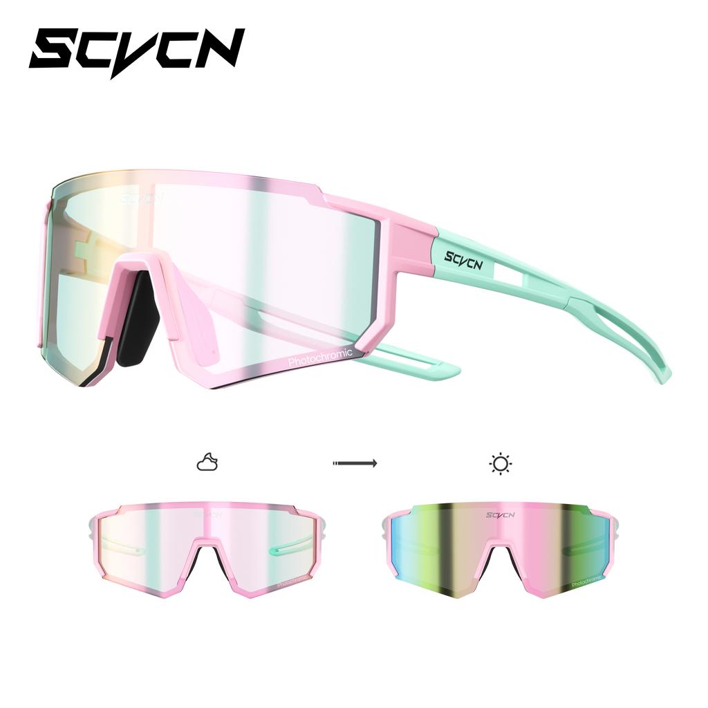 Gafas de Sol Deportivas para Niñas SCVCN Gafas para Senderismo al Aire Libre Niños Ciclismo Fotocromáticas UV400 Gafas de Béisbol para Niños Gafas de Running