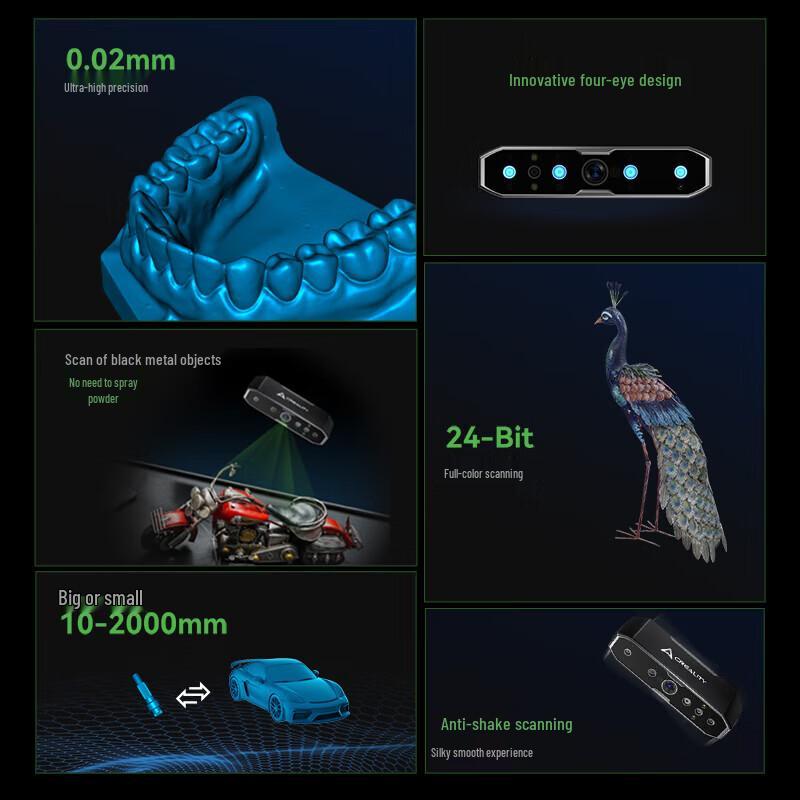 Creality CR-Scan Otter 3D Scanner CN plug (adapter included)