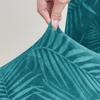 1/4Pcs Soft Velvet Dining Chair Cover Leaves Jacquard Chair Slipcover Elastic Solid Color Seat Protector Case Housse De Chaise