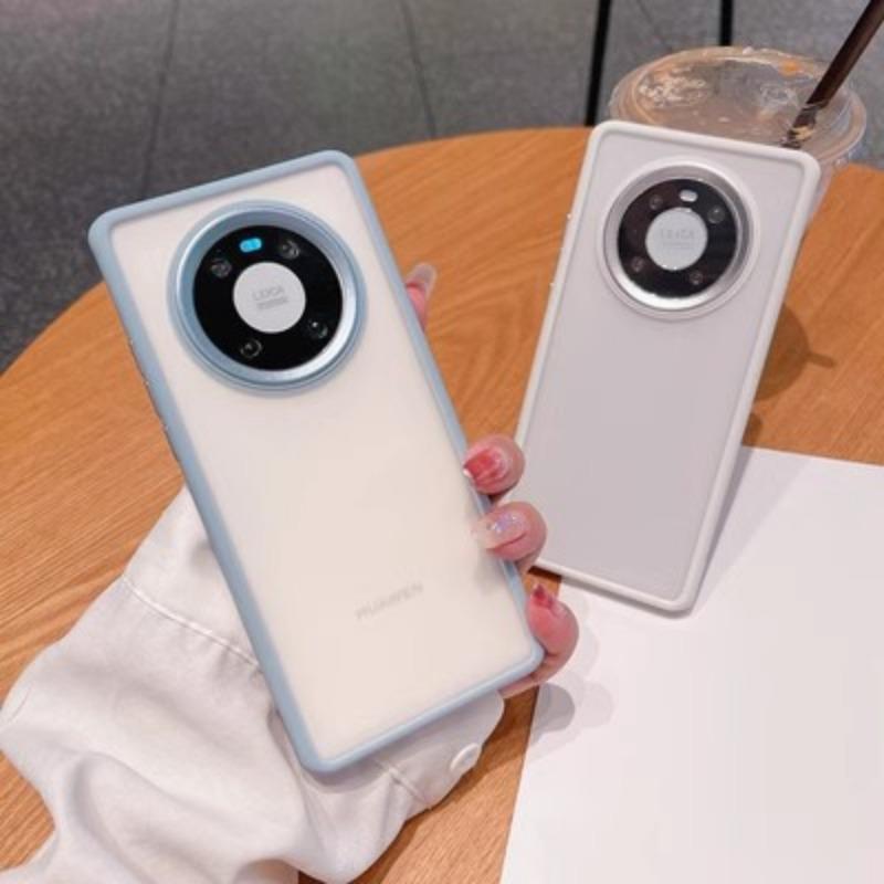 Cilt Hissi Peelingli Huawei Mate60Pro Cep Telefonu Kılıfı 50 Altın Kalkan Şeffaf Mate40Pro Düşme Korumalı Kılıf
