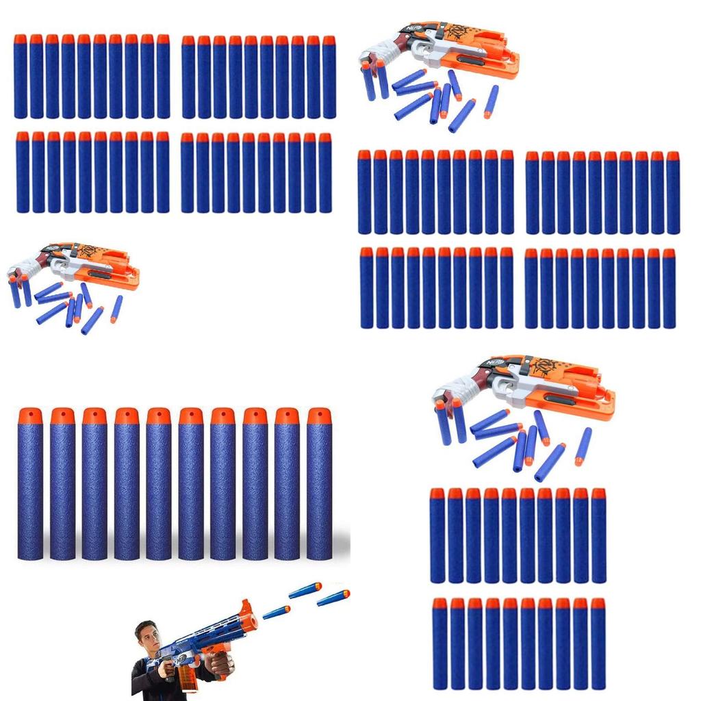 High Quality 7.2cm Eva Foam Bullet Accessories For Soft Dart Guns In Multiple Colors