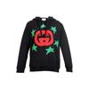 Sweatshirts Women's Black Hooded Non Detachable Moderate (Unisex) Sweatshirts 615061 XJDOE 1043