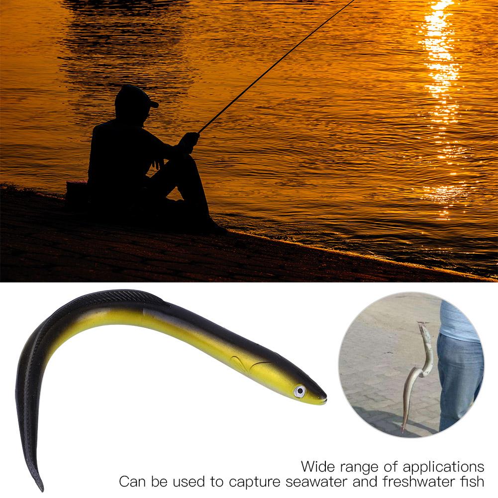 Künstlicher Lebensechter Weicher Kleiner Aalform Angelköder Angelköder Zubehör