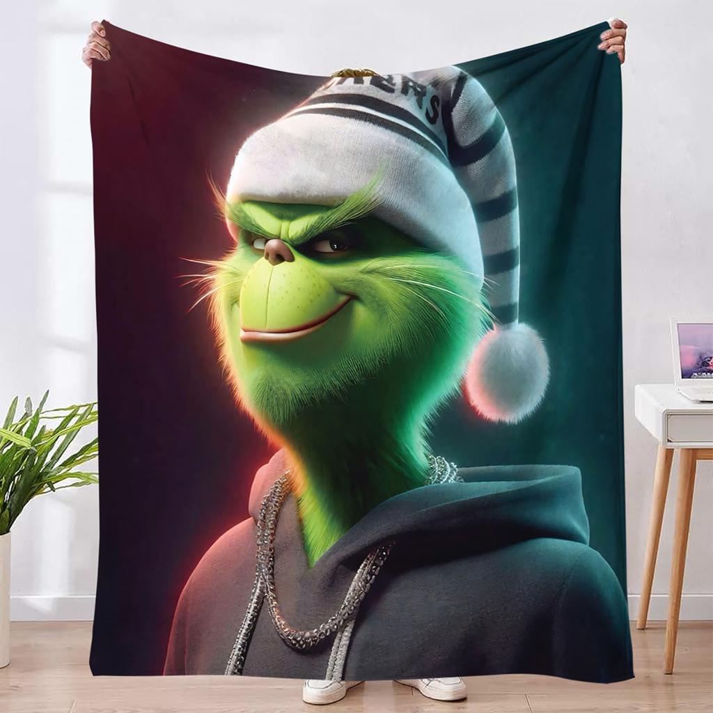 Christmas Blanket Cover Soft And Comfortable Plush Wool Flannel Blanket