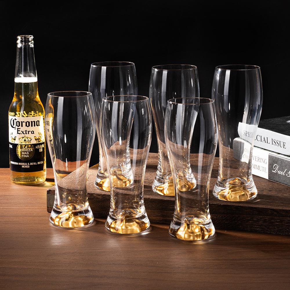Creative Luxury Lead-Free Crystal Beer Mug Set - High-End Craft Glasses for Home and Entertaining