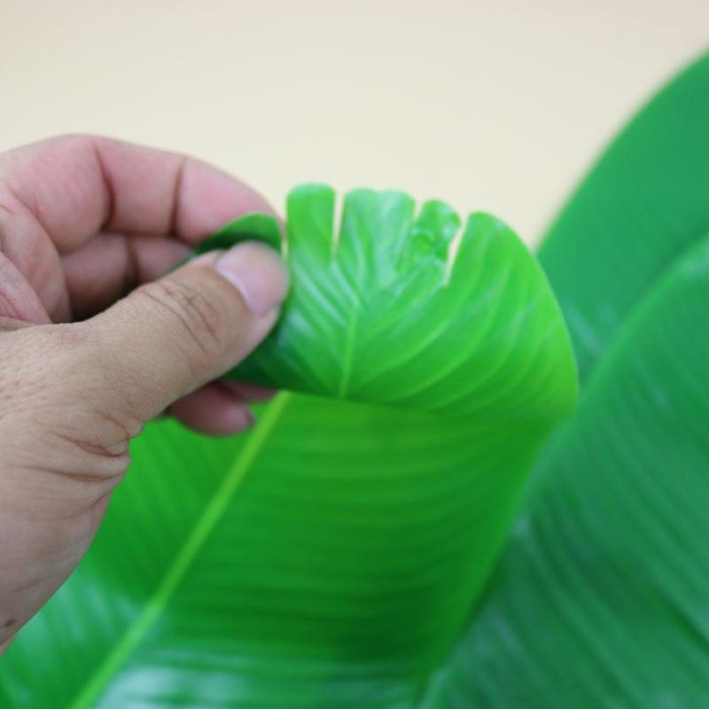 4Pcs Vibranting Tropicals Banana Leaves Home and Outdoor Decoration Realistic Texture Easy Shape Adjustment Designs
