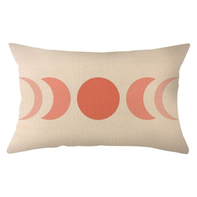 Geometric Pillowcase Rectangular Cushion Cover Polyester Comfort Sofa Pillow