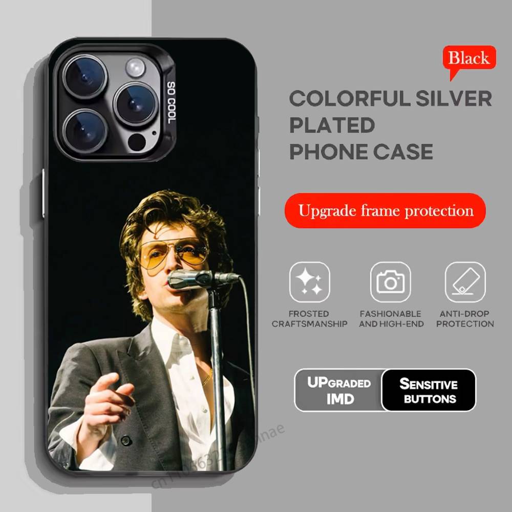 Fashion Arctic Monkeys Phone Case for iPhone 15 16 Pro Max  Air SE 11 13 Pro 14 Plus 12 11Pro 15Pro Max 16e Cover