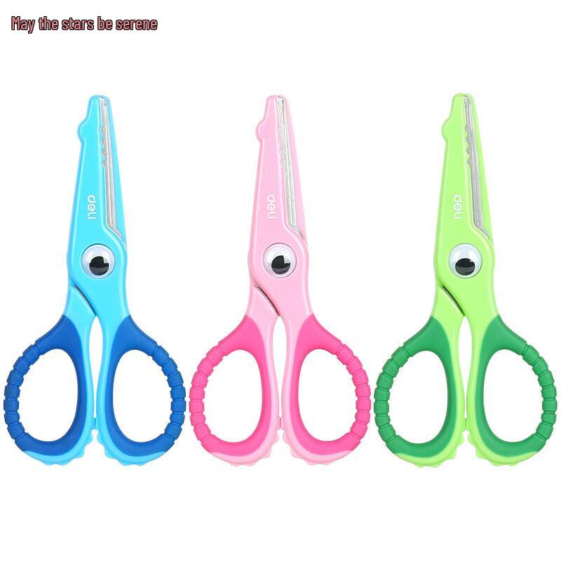 Deli Crocodile Kids Safety Scissors