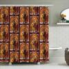 Gothic Shower Curtain Dark Academia Aesthetic Vintage Tapestry Halloween Decor Washable Bathroom Set Artistic Home Decor