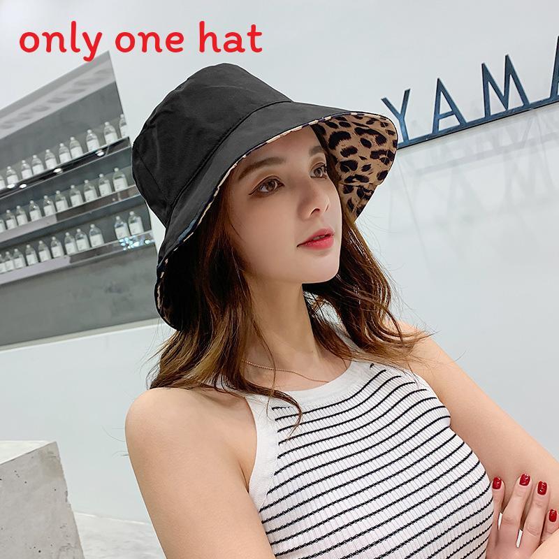 Sommer Fischerhut mit Leopardenmuster und breiter Krempe Sonnenschutz für Damen