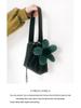 Women's Tricolor Floral Wristlet: High-End Summer Small Handbag & Phone Bag