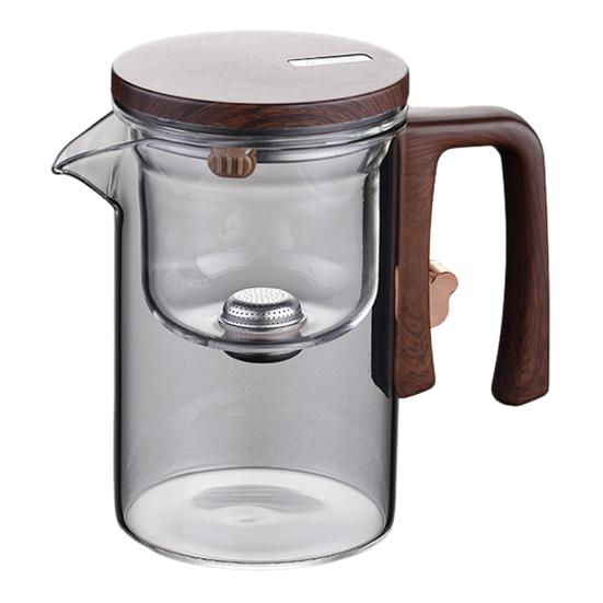 Magic Teapot 600/720/800ml Glass Magnetic Teapot with Strainer Magnetic Water Separation Infuser Pot