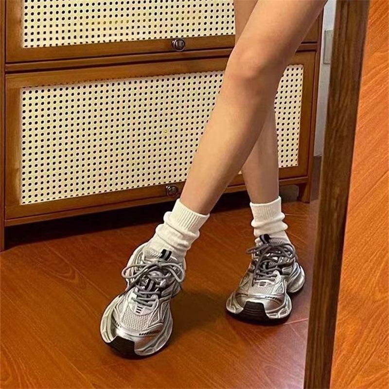 Zhao Ruth Maillard Small Man Increases Height Platform Dad Shoes Women's New Retro Sneakers