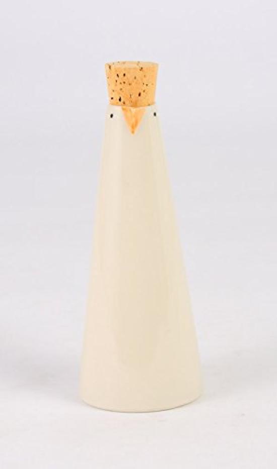 Saikai Pottery Hasami Ware tori Bottle White 13315 H.Craft