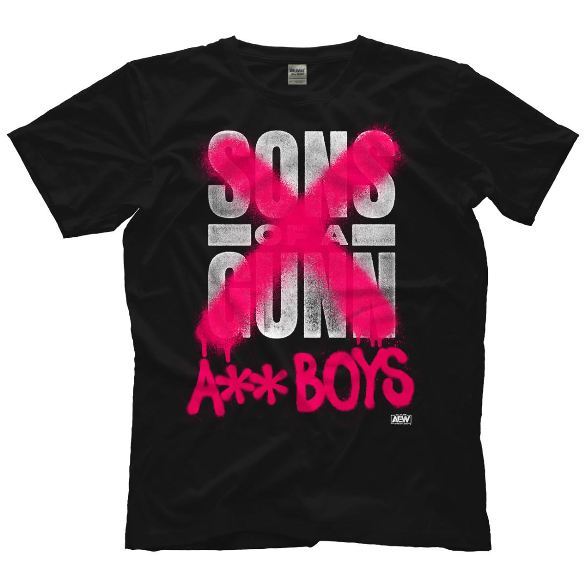 Gunn Club - A** Boys AEW Official T-Shirt S разноцветный