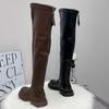 Autumn and winter knee boots long boots tall new tall knight versatile and thin knee boots
