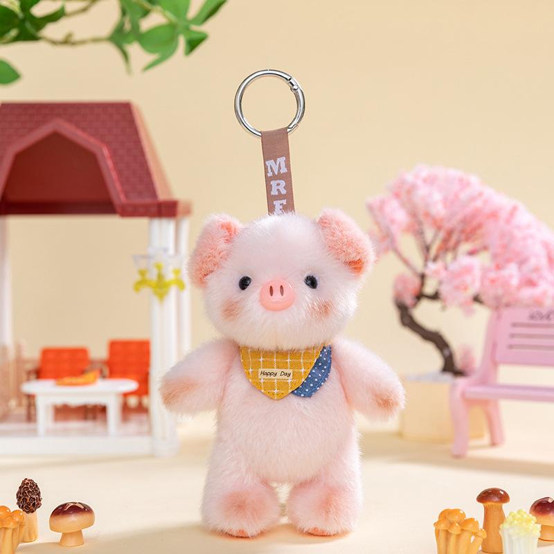 Plush Toy Learning Companion Bunny Cat Dog Bear Bear Doll Cute Office Computer Clip Ornaments