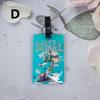 Travel Luggage Label Abs Luggage Tag Creativity Suitcase Id Address Holder Baggage Portable Baggage Boarding Accessory
