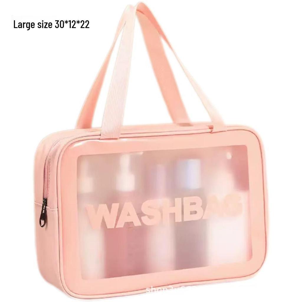 Luxury Double-Layer Women's Makeup Bag – Portable, Large Capacity, Waterproof Toiletry Case