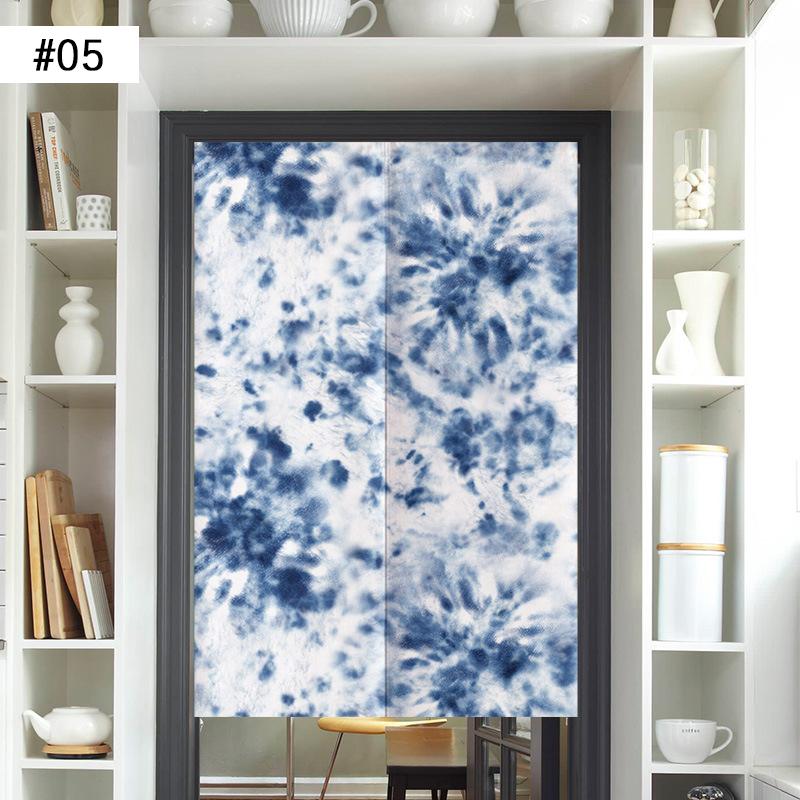 Japanese Door Curtain Screen Cotton Linen Kitchen Doorway Divider Room Partition Bathroom Bedroom Porch Half Curtain Noren