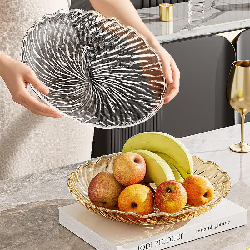 Deou Starlight Transparent Plastic Fruit Bowl Set