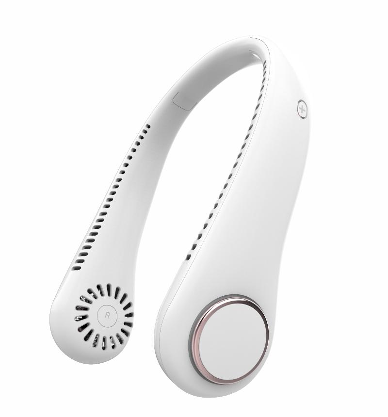Neck Fan Leafless Hanging Neck USB Charging Lazy Fan with 3 Speeds Portable Wearable Fan for Home Office Outdoor Neck Fan