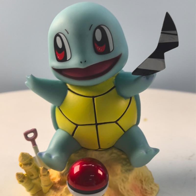 10cm/3.93in Anime Pokemon Figure Bulbasaur Charmander Action Figures 10cm PVC Action Figures Collection Model Toys Gifts