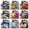 Danger Mouse Augenklappe Cartoon Anti-Rutsch Flanell Teppich Retro Animation Boden Fußmatte Weicher Teppich Schlafzimmer Wohnzimmer Geschenk Für Cartoon-Fans
