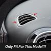 For Mercedes Benz GLC X254  Dashboard Side Air Condition Vent Outlet Frame Cover Trim Carbon Color Interior Car Accessories