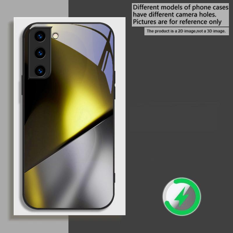 Mysterious Color and Light For Samsung Galaxy S26 Ultra S20 FE S21 S22+ S23 Plus S24 Ultra 25 Edge For Magsafe Glass Phone Casee