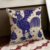 Rooster Doodle Art Cushion Cover Reversible Soft Durable Pillow Cover Home  Car MultiScene Use for Daily Comfort