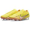 Nike Mercurial Vapor 15 FG Firm Ground Cushioning Slip Resistant Abrasion Resistant Soccer Shoes Men's Yellow Pink DJ4978-780