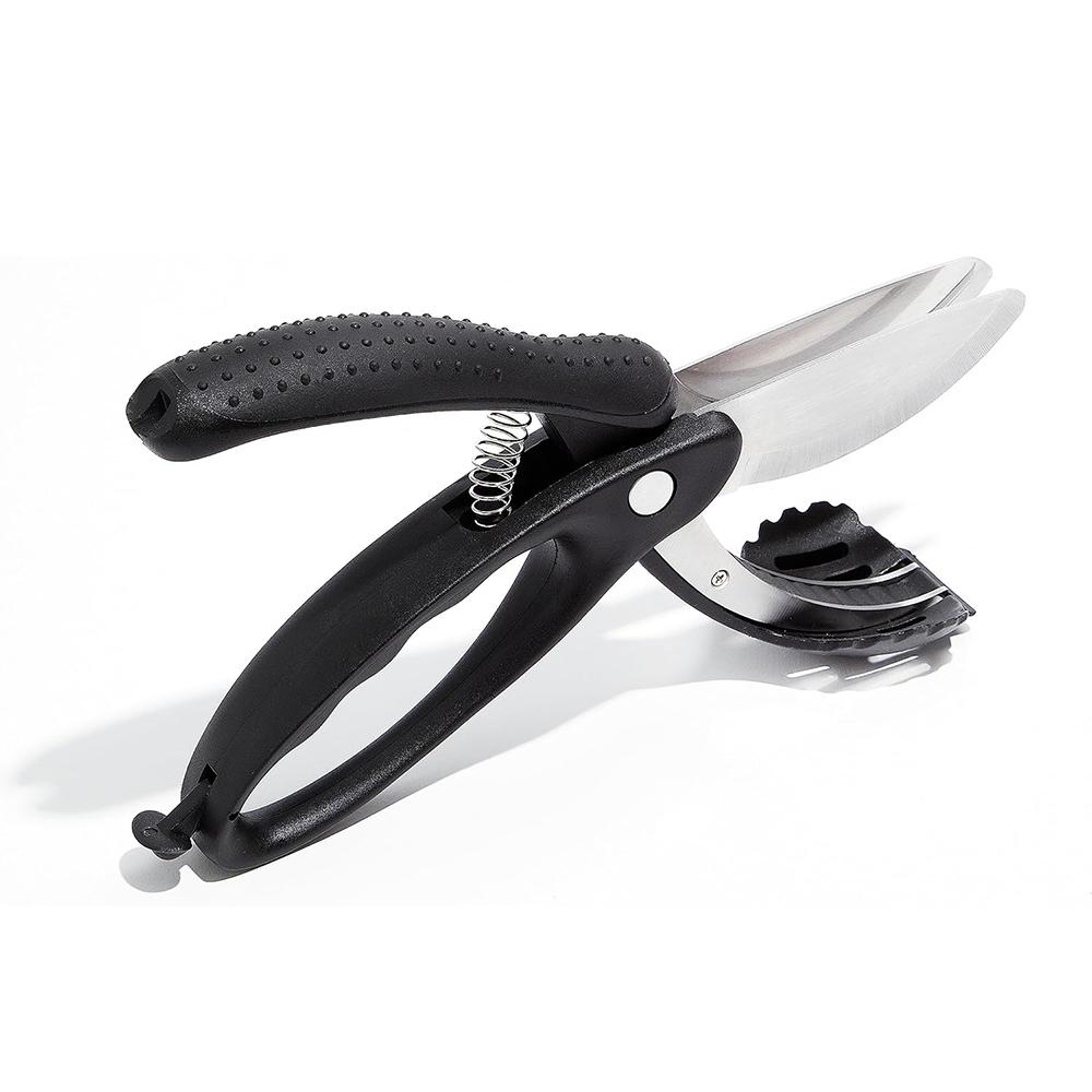 Salad Scissors Upgraded Salad Scissors Tossing and Chopping Salad Chopper Heavy Duty Kitchen Salad Scissors