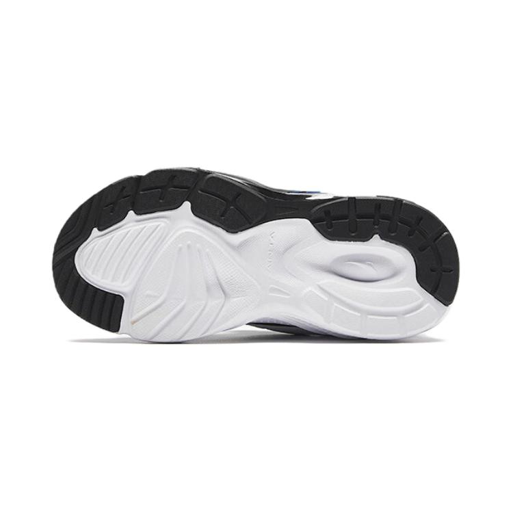 Anta Kids Comfortable Non-Slip Wear-Resistant Low-Top Running Shoes Kids sneakers Black White Waterfall-Blue A12439904-1