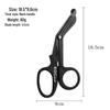 Stainless Steel Outdoor EDC Military-Grade Scissors: Bent Tip, Medical, Bandage, Tape & Cloth Cutting