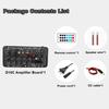 D10C 12V Bluetooth 5.0 Digitaler Audioverstärkerplatine AC 110V 220V Dual-Mikrofon Karaoke-Lautsprecher Subwoofer Heimkino-Verstärkerplatine