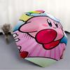 1pc Kawaii, Cute Kirby Automatic Folding Umbrella, 8 Ribs for All-Season Use, Portable for Travel & Outdoor Activities 045