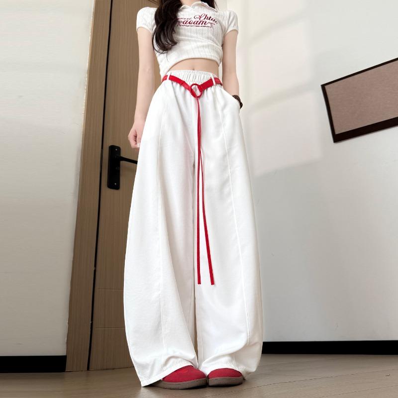 Navy Blue Balloon Pants Women's New Summer Great-looking Pants Spring and Autumn Small Loose Casual Sweatpants