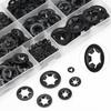 360Pcs 9 Sizes Internal Tooth Star Lock Washers Replacement Quick Speed Locking Washers Retaining Clips Fasteners