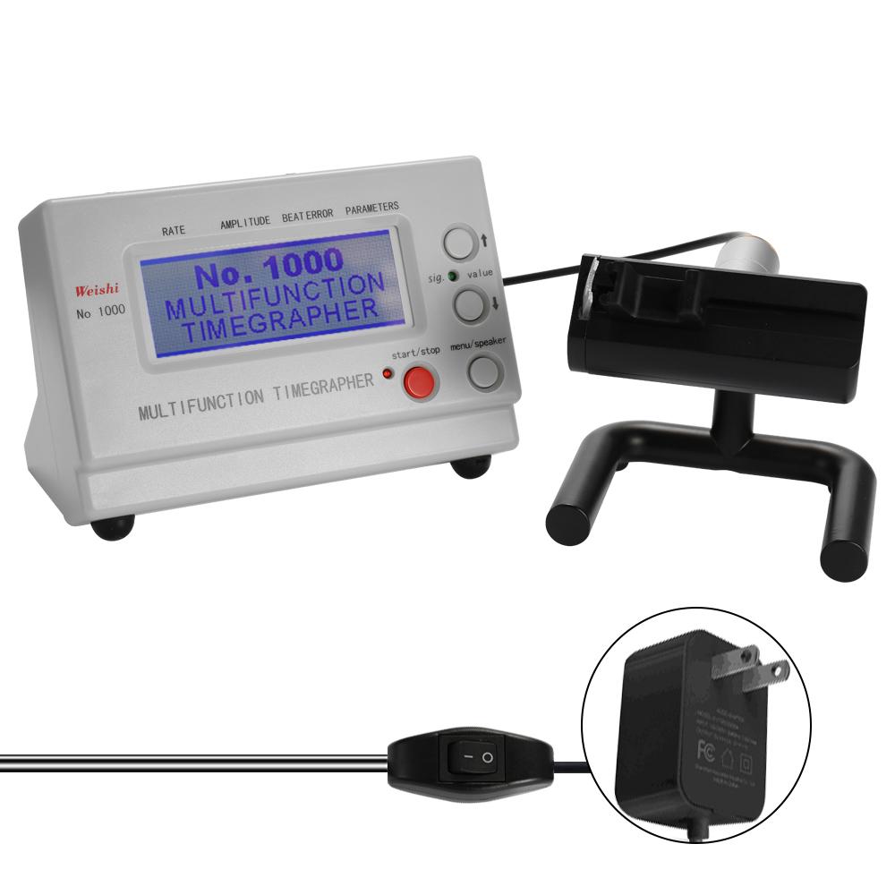 

WeiShi No.1000/No.1900 Timegrapher Инструмент для тестирования часов Тестер часов для ремонтников-любителей Инструмент для проверки часов Тест времени