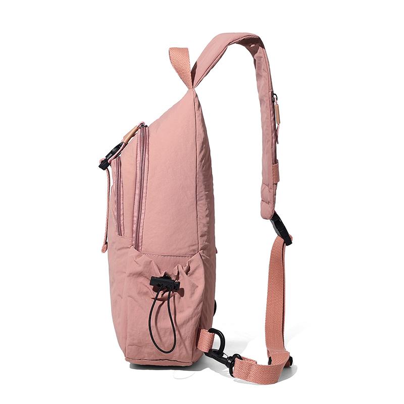 Chest Bag Women's Multifunctional Shoulder Crossbody Bag Lightweight Water-repellent Nylon Bag
