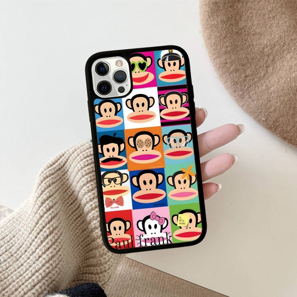 Fashion Logo P-Paul F-Frank PC+TPU Phone Case For IPhone 17 16 15 14 PRO MAX 11 12 13 PLUS MINI Cover