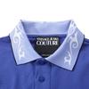 Versace Jeans Couture Koszula Polo Męska SS24 Niebieska 76GAGT08-CJ01T-205