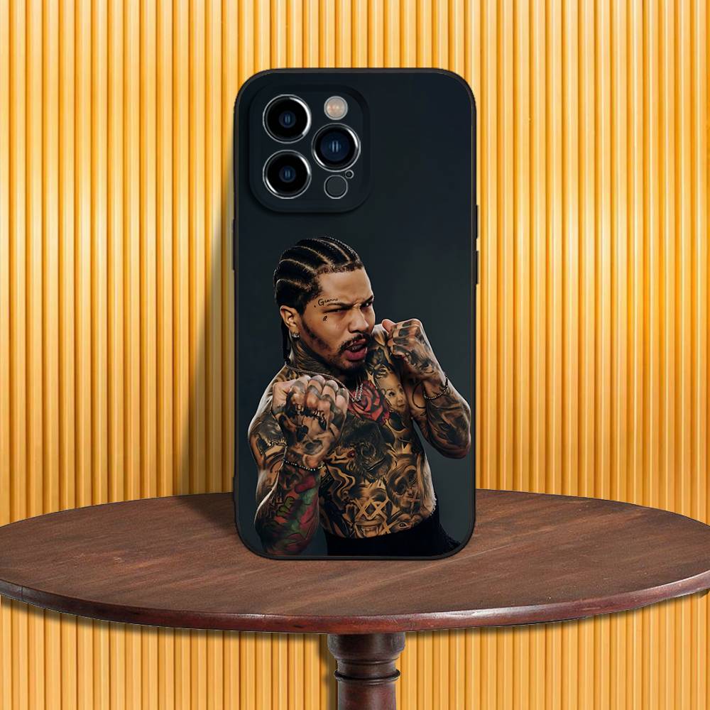 

G-Gervonta Boxer D-Davis Phone Case For iPhone 16,15,14,13,12,11,Pro,Max,Plus,X,XS,SE4,E,Mini,Soft Black Case iPhone11