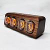 YIZHI Nixie Tube Digital Clock Electronic 4-digit Time Display Creative Retro Desk Clock Decoration Christmas Halloween Gift
