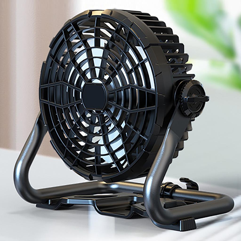Camping Fan Quiet Strong Wind Brushless Motor USB Charging Hangable Portable Fan for Outdoor Camping Tent